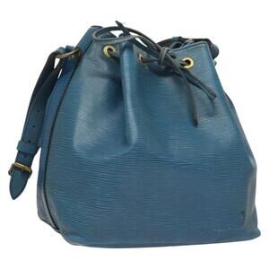 LOUIS VUITTON Epi Petit Noe Shoulder Bag Blue M44105